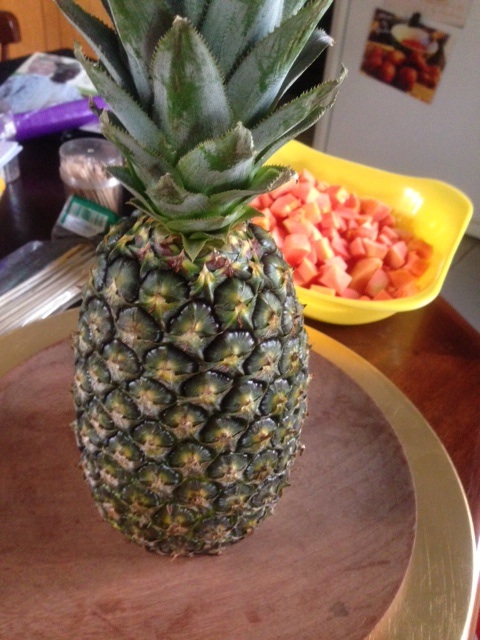 pineapple for fruit stick